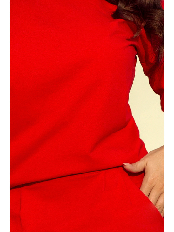 numoco Sportkleid mit Rückenausschnitt - Rot