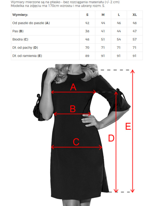 numoco NEVA Trapezkleid mit Schleife - Pastell-Rosa