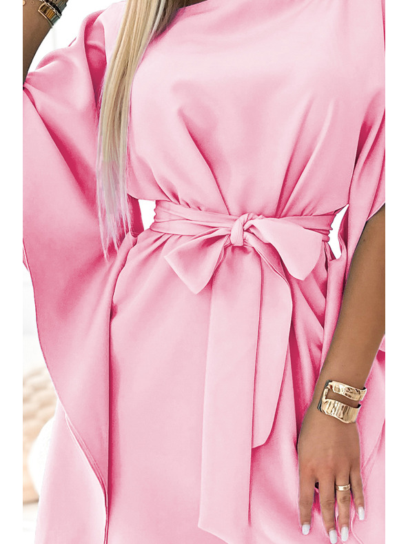 numoco SOFIA Schmetterlingskleid - Pastell-Rosa