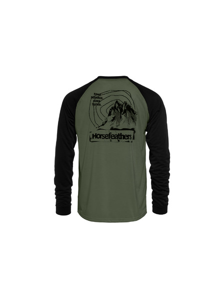 Horsefeathers Langarmshirt Shank LS - thyme