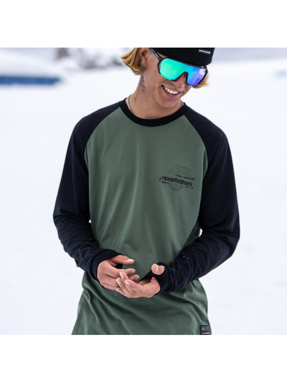 Horsefeathers Langarmshirt Shank LS - thyme
