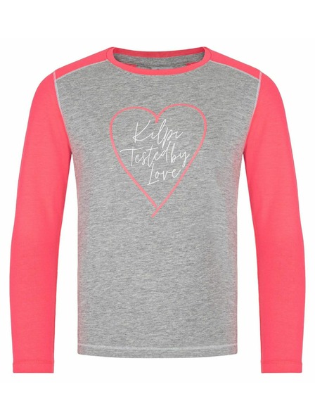 Kilpi Mädchen Langarm Baumwoll-T-Shirt Kilpi SONIER-JG Hellgrau