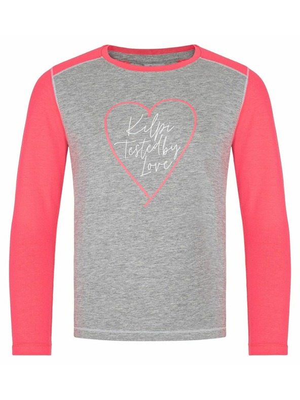 Kilpi Mädchen Langarm Baumwoll-T-Shirt Kilpi SONIER-JG Hellgrau