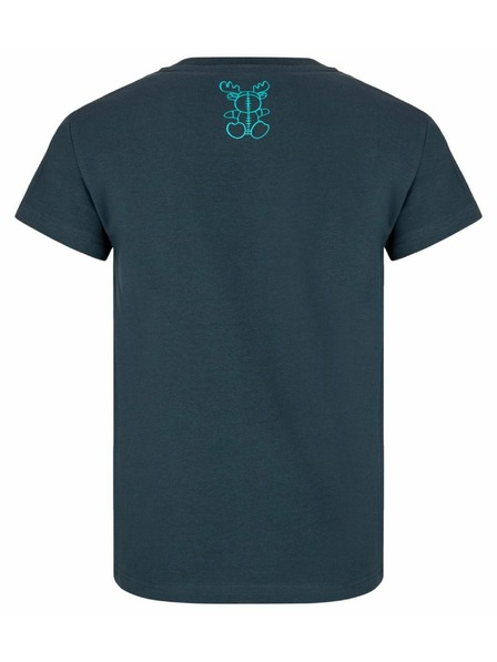 Kilpi Boys' Cotton T-Shirt Kilpi ALBION-JB Navy Blue