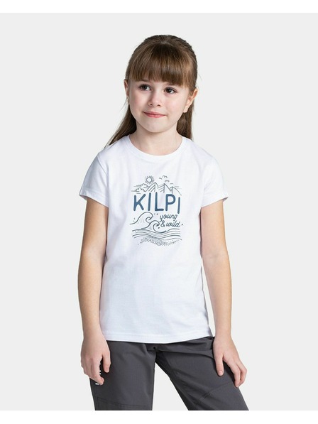 Kilpi Baumwoll-T-Shirt für Mädchen Kilpi MALGA-JG Weiß