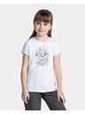 Kilpi Baumwoll-T-Shirt für Mädchen Kilpi MALGA-JG Weiß