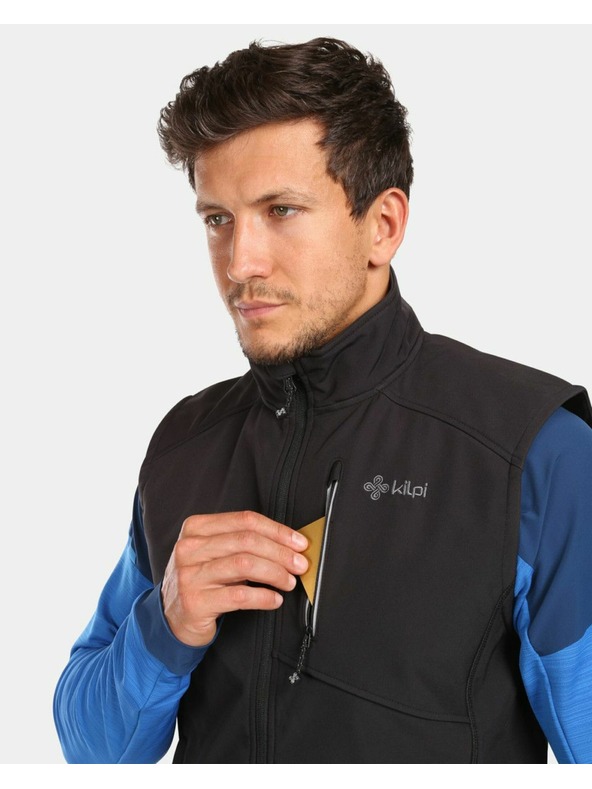 Kilpi Herren-Softshell-Weste Kilpi SOIL-M Schwarz