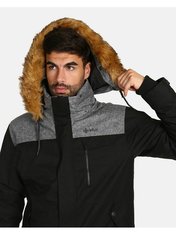 Kilpi Herren Winter Isolierte Jacke Kilpi ALPHA-M Schwarz