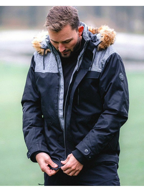 Kilpi Herren Winter Isolierte Jacke Kilpi ALPHA-M Schwarz