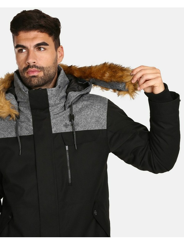 Kilpi Herren Winter Isolierte Jacke Kilpi ALPHA-M Schwarz