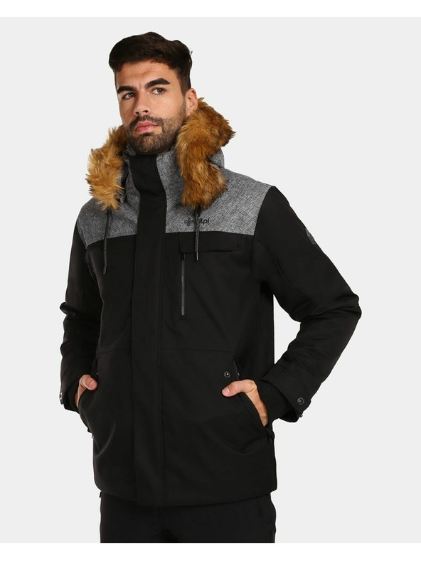 Kilpi Herren Winter Isolierte Jacke Kilpi ALPHA-M Schwarz