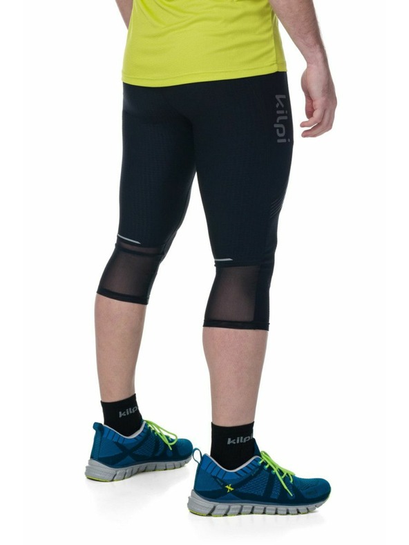 Kilpi Herren-Lauf-3/4-Leggins Kilpi TERRY-M Schwarz
