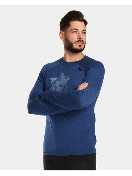 Kilpi Herren-Thermounterwäsche mit langen Ärmeln Kilpi MAVORA TOP-M Dunkelblau