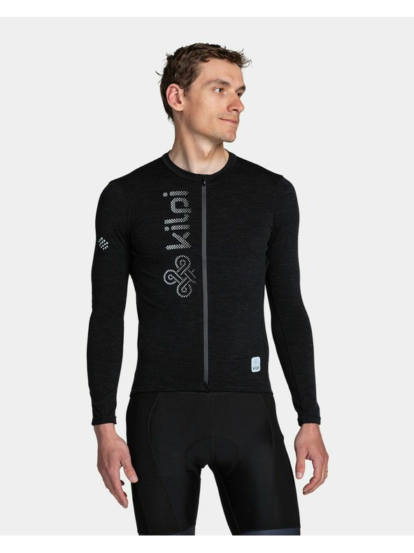 Kilpi Herren-Radtrikot langärmlig Kilpi SONET-M Dunkelgrau