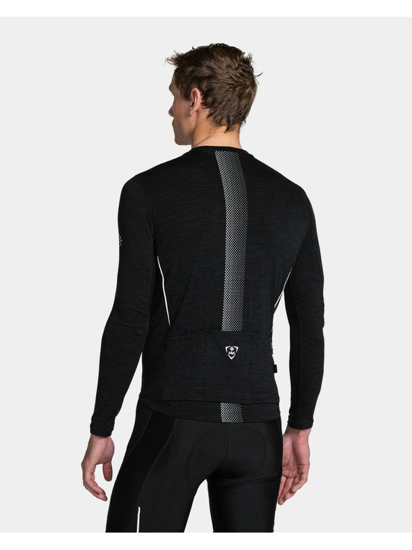 Kilpi Herren-Radtrikot langärmlig Kilpi SONET-M Dunkelgrau