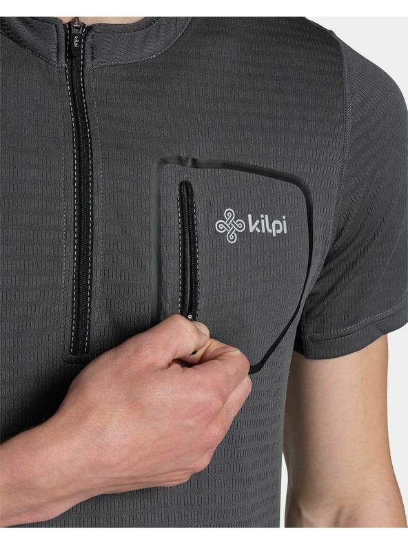 Kilpi Herren-Radtrikot Kilpi MELEDO-M Dunkelgrau