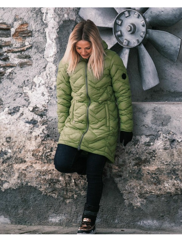 Kilpi Damen-Steppmantel Kilpi LEILA-W Grün