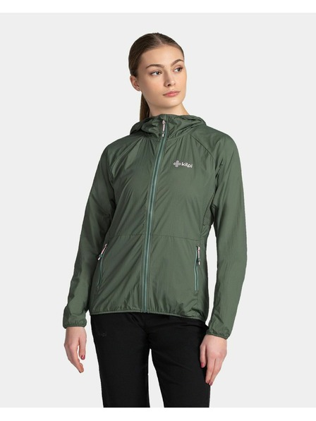 Kilpi Damen Outdoor- und Lauf-Windbreaker Kilpi ROSA-W Dunkelgrün