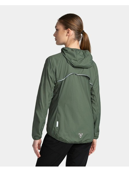 Kilpi Damen Outdoor- und Lauf-Windbreaker Kilpi ROSA-W Dunkelgrün