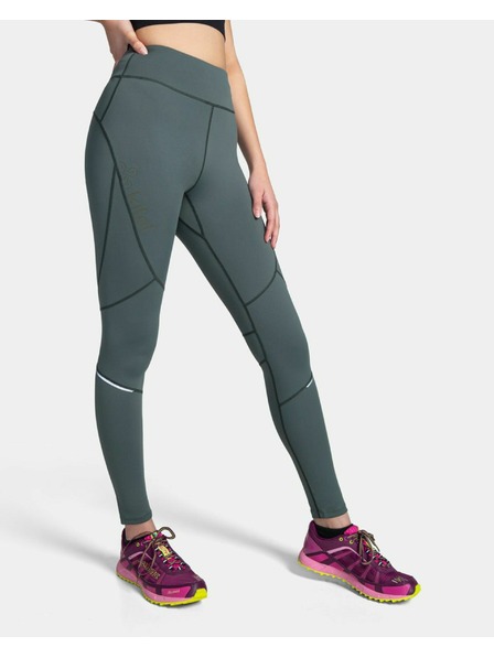 Kilpi Damen-Fitness-Leggings Kilpi LAMIRAE-M Dunkelgrün