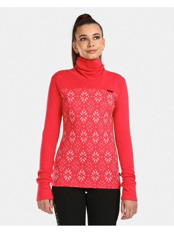 Kilpi Damen Woll-Rollkragenpullover Kilpi JANNU-W Rosa