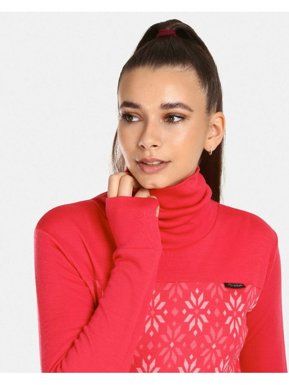Kilpi Damen Woll-Rollkragenpullover Kilpi JANNU-W Rosa
