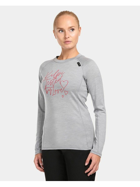 Kilpi Damen Funktions-Langarmshirt Kilpi MAVORA TOP-W Hellgrau