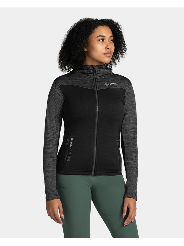 Kilpi Damen Sport-Kapuzenpullover Kilpi SEVELEN-W Schwarz