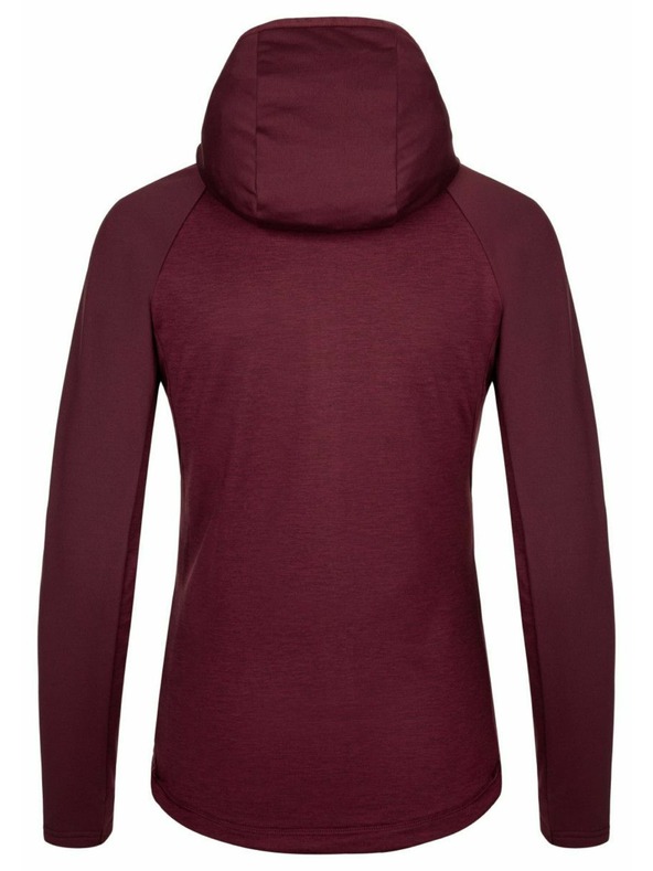 Kilpi Damen Sport-Kapuzenpullover Kilpi LAYANA-W Dunkelrot