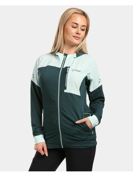 Kilpi Damen Stretch Hoodie Kilpi MEMPHIS-W Dunkelgrün