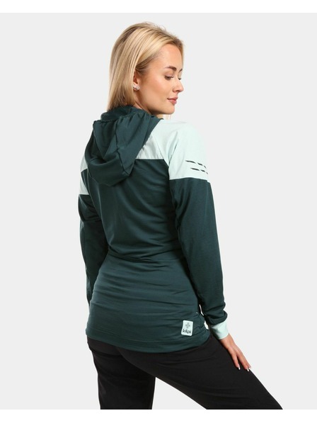 Kilpi Damen Stretch Hoodie Kilpi MEMPHIS-W Dunkelgrün