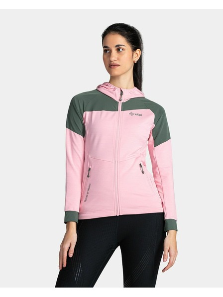 Kilpi Damen Stretch-Sweatshirt mit Kapuze Kilpi MEMPHIS-W Hellrosa