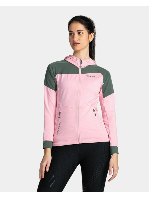 Kilpi Damen Stretch-Sweatshirt mit Kapuze Kilpi MEMPHIS-W Hellrosa