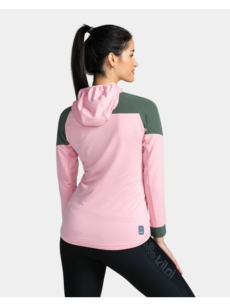 Kilpi Damen Stretch-Sweatshirt mit Kapuze Kilpi MEMPHIS-W Hellrosa