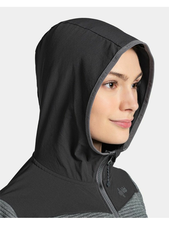 Kilpi Damen-Sport-Kapuzen-Sweatshirt Kilpi TANALI-W Dunkelgrau