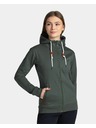 Kilpi Damen-Baumwoll-Sweatshirt Kilpi BERY-W Dunkelgrün