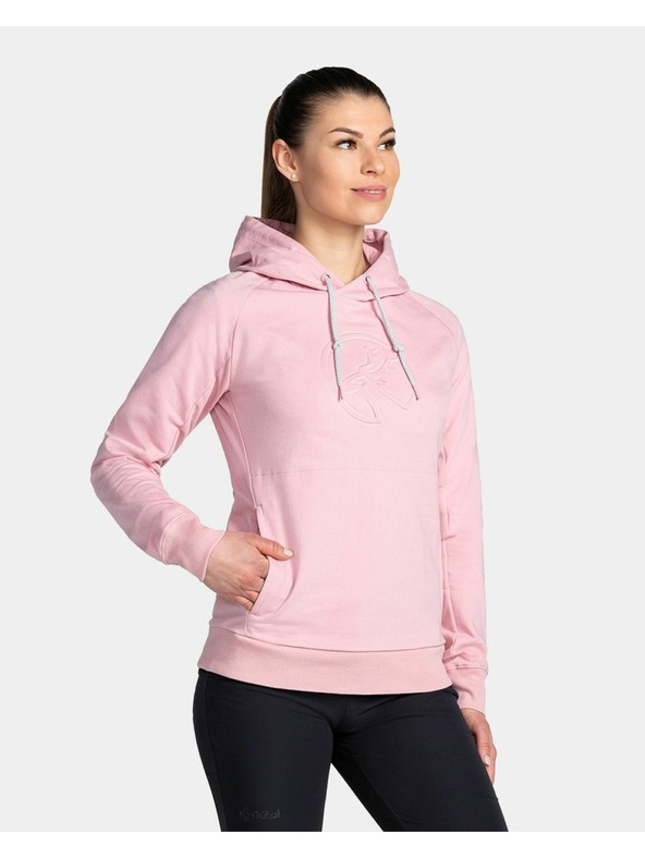 Kilpi Damen-Baumwoll-Sweatshirt Kilpi SOHEY-W Hellrosa
