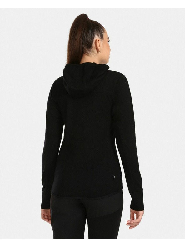 Kilpi Damen-Pullover aus Merinowolle Kilpi WOLIE-W Schwarz