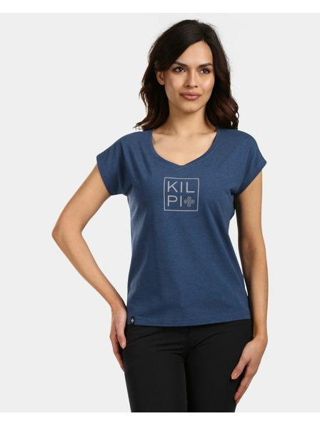 Kilpi Baumwoll-T-Shirt für Damen Kilpi ROANE-W Dunkelblau
