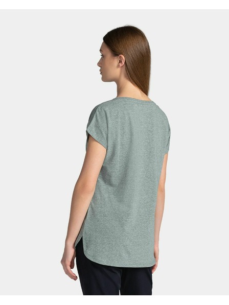 Kilpi Damen-Baumwoll-Shirt Kilpi NELLIM-W Dunkelgrün