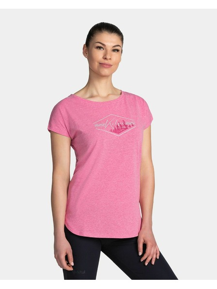 Kilpi Damen-Baumwoll-Shirt Kilpi NELLIM-W Rosa