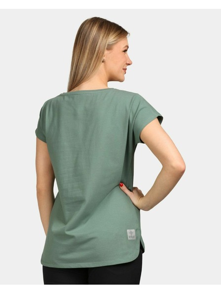 Kilpi Baumwoll-T-Shirt für Frauen Kilpi NELLIM-W Khaki