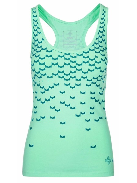 Kilpi Damen Baumwoll-Top Kilpi LEAVES-W Türkis