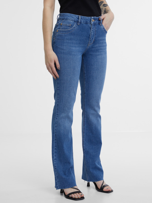 Orsay Blaue Damen-Bootcut-Jeans ORSAY