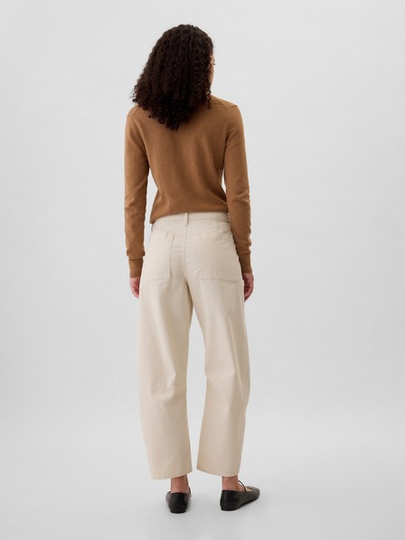 GAP Damen-Hose High Rise Barrel Khakis GAP