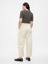 GAP Damen High-Rise Barrel Khaki-Hose GAP