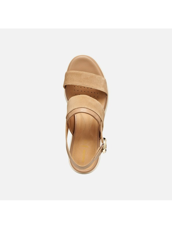 Geox Hellbraune Damen-Sandalen Geox Gardenia