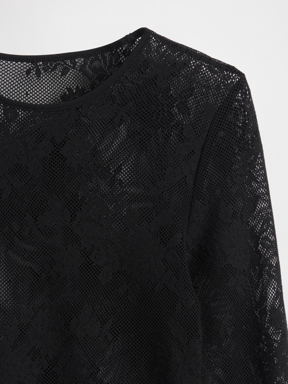 GAP Damen-Spitzen-Transparenz-Top GAP