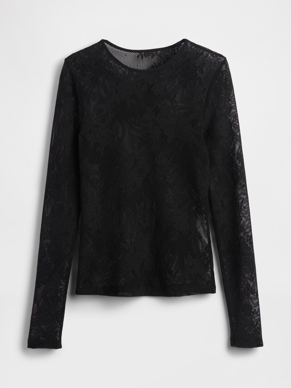 GAP Damen-Spitzen-Transparenz-Top GAP