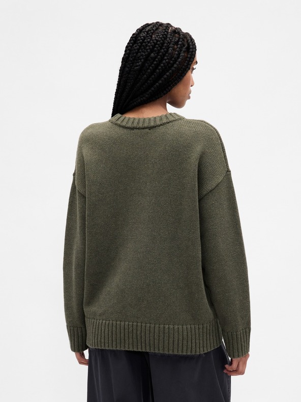 GAP Damen-Oversize-Baumwollpullover GAP